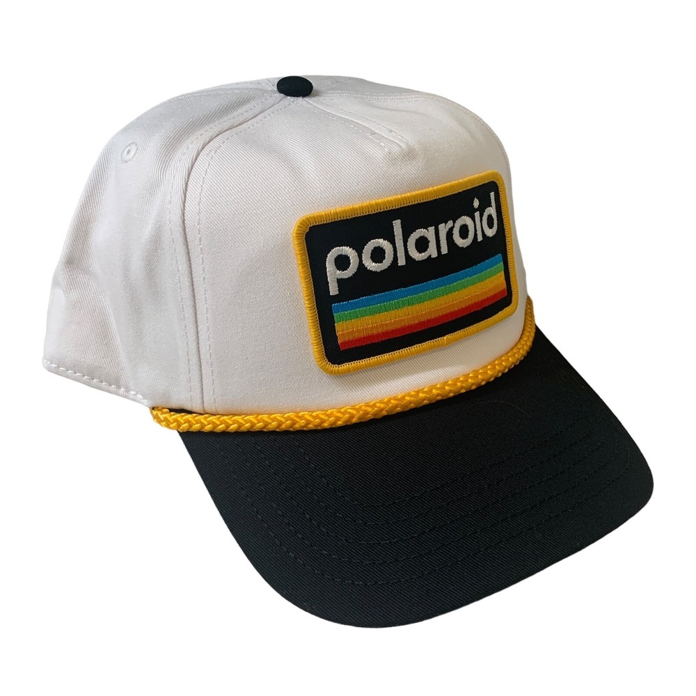 American Needle Polaroid Retro Gold Rope Adjustable Snapback Roscoe Cap Hat OSFM